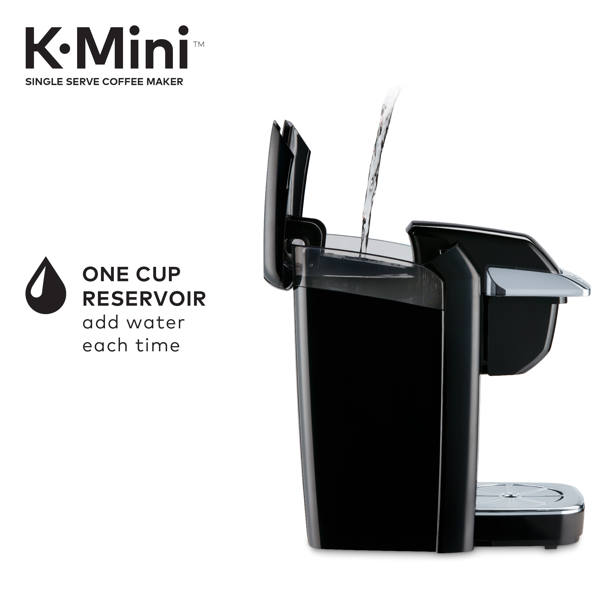 Keurig K-Mini K15 Single-Serve K-Cup Pod Coffee Maker, Black - image 5 of 10