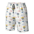 thumbnail image 5 of Kdxio Hot Air Balloon Pattern Mens Casual Shorts - Drawstring Summer Beach Sports Shorts for Men, 5 of 9