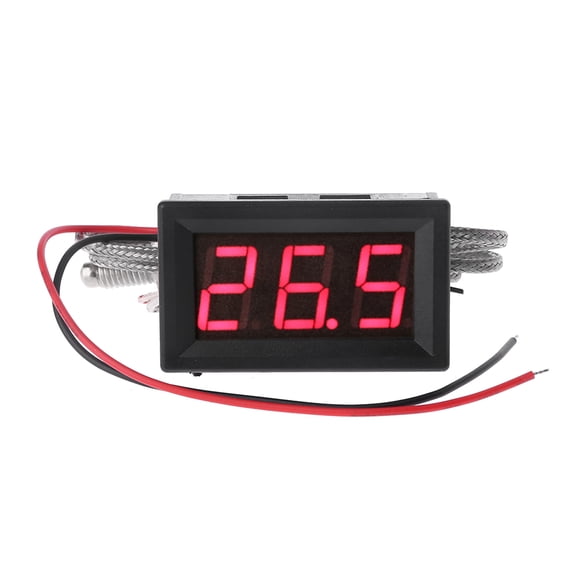 Yauxim Thermometer Digital Temperature Meter LEDDisplay with Industrial Grade Embedded K-Type Thermocouple Temperature