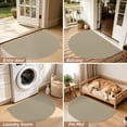 thumbnail image 4 of JAATOP 17"x 30" Doormat, Non-Slip Absorbent Welcome Mat, Dirt Trapper Indoor Entryway Rug, Machine Washable, Light Beige, 4 of 7