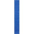 thumbnail image 1 of Unique Loom Solo Solid Shag Collection Area Modern Plush Rug Lush & Soft, 2' 6 x 16' 5 Runner, Periwinkle Blue, 1 of 5
