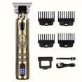 thumbnail image 1 of HLONK Multi-functional retro Men‘s electric clipper  Multi-purpose cordless professional electric clipper  USB charging Type C  with 4 limit combs  LED display  compact and portable  holi, 1 of 6