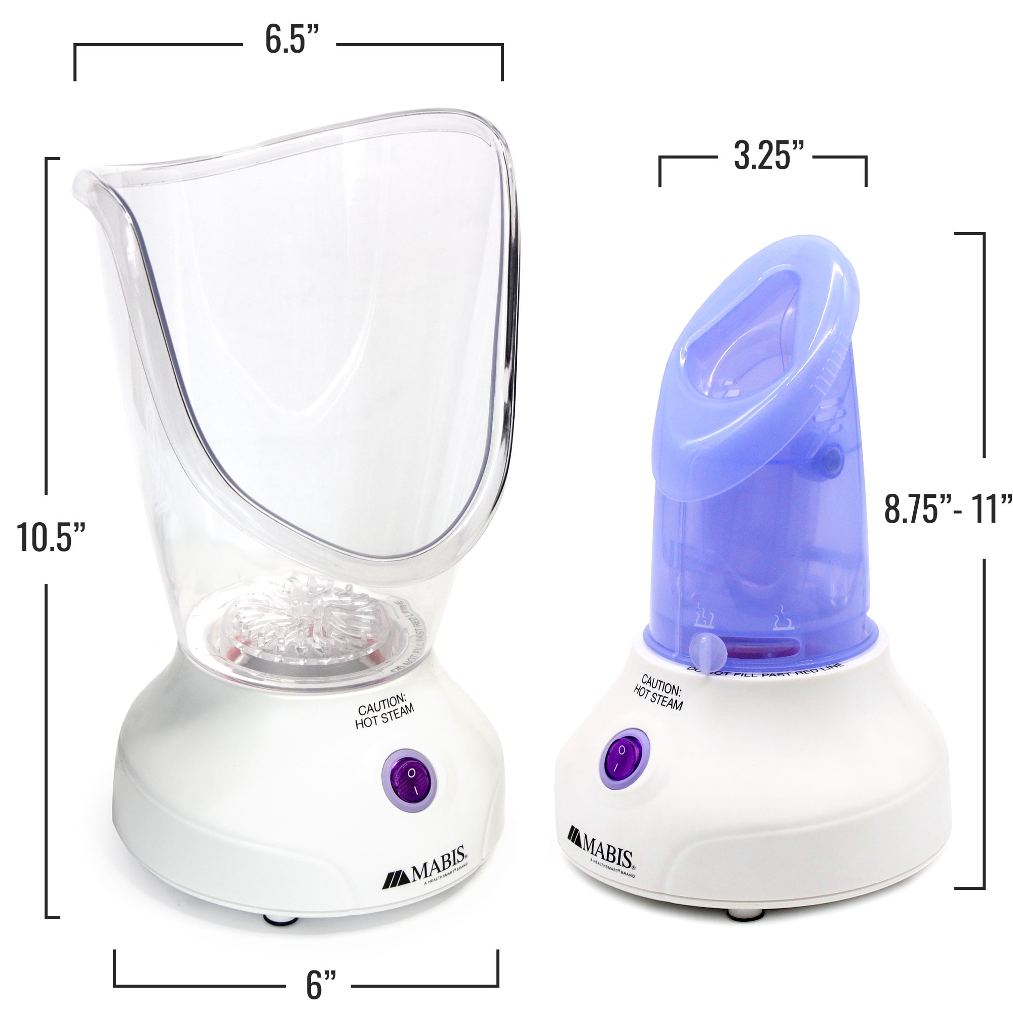 MABIS Steaming Facial Mask, Plug-in Vaporizer - 60ml Liquid Capacity