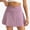 Light Purple, variant on FAOWME Women's Skirts High Waist Solid Color Comfortable Breathable Fitness Yoga Skirt For Sports Activities,Green,L