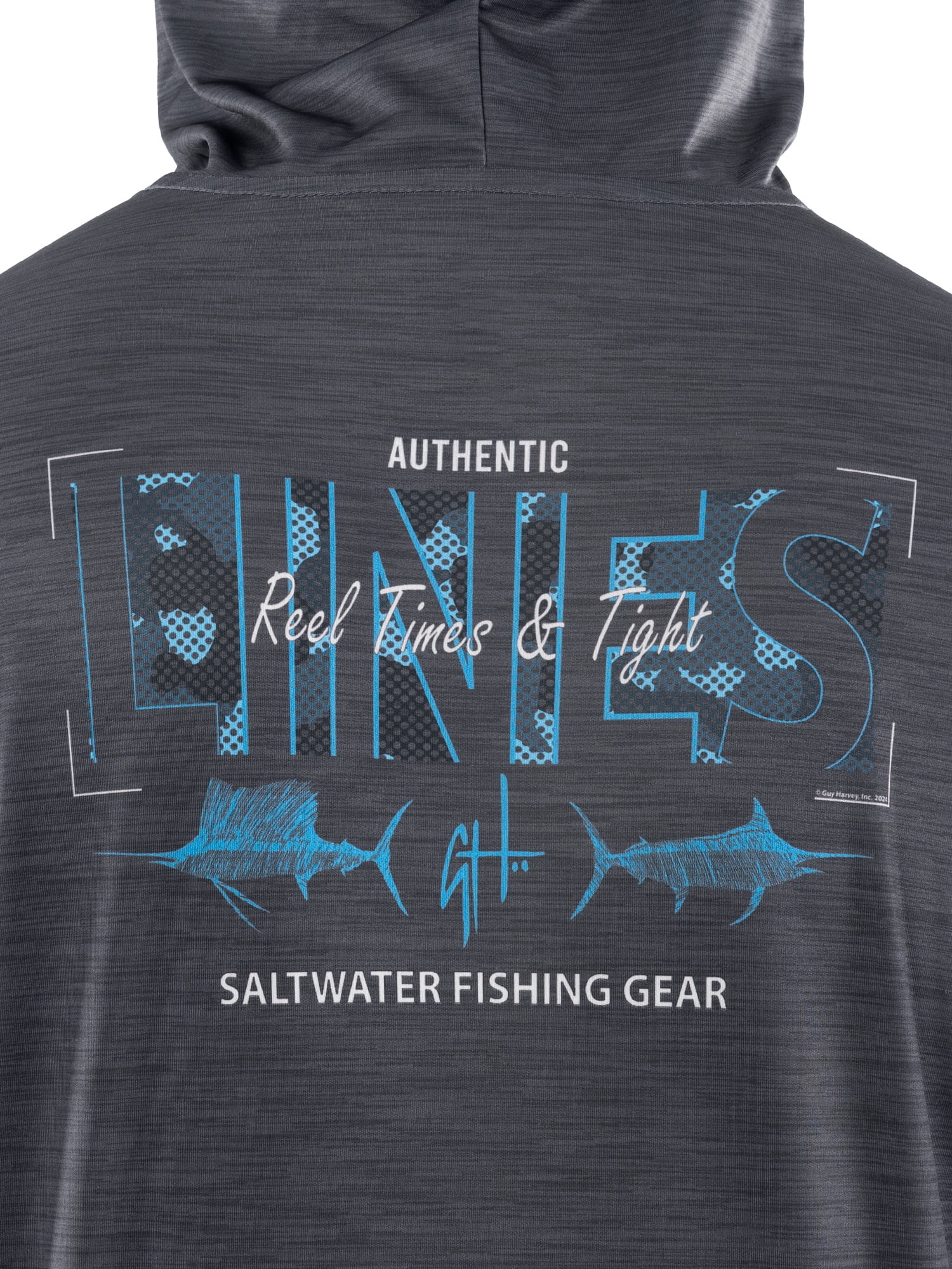 GH BY GUY HARVEY Men's Performance Long Sleeve Fishing Hoodie, Sizes S -3XL