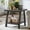 Charcoal, variant on Contemporary Replicated Wood Shelf End Table, Hardwood Veneer Top with Natural Wood Grain, Wide-Angled Legs, Side Table for Living Room, Gray