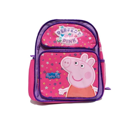 Small Backpack - Peppa Pig - Perfect and Pink 12" School Bag New 121543
