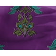 thumbnail image 4 of oneOone Georgette Viscose Fabric Leaves|Bird & Floral Block Print Fabric BTY 42 Inch Wide, 4 of 4