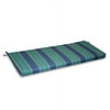 Turquoise Stripe Bench Cushion