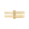 thumbnail image 3 of Uxcell 19mm to 16mm Straight Connector Adaptor Brass Barb Hose Fitting 2 Pack, 3 of 5