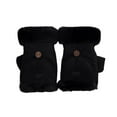 thumbnail image 1 of Guantes sin dedos Perfecl para invierno Mitones con parte abatible Negro, 1 of 8
