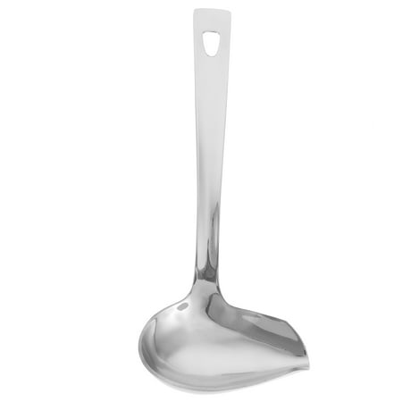

Tinksky Home Oil Pouring Soup Spoon Stainless Steel Oil Pouring Scoop Oil Spoon