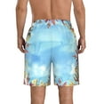 thumbnail image 3 of Bixox Men's Sea and Fish printing Casual Classic Fit Short Summer Beach Shorts, 3 of 6