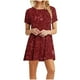 thumbnail image 1 of Vestidos de Verano de Mujer Cuello Redondo Manga Corta Impreso, Ligero Y Cómodo Vestidos Casuales para Mujeres, 1 of 8