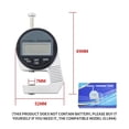 thumbnail image 2 of Electronic Thickness Meter Measure Thickness Of Paper Cloth Thin Metal Micrometer 0.01mmDigital Thickness Gauge Measuring Tools ,Precision Measuring, 2 of 8