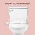thumbnail image 6 of Brondell Fresh Spa Adjustable, Bidet Attachment FSA-15 for Toilet Seats with Adjustable Single Nozzle, Side Arm Control, Thin Profile, White (Ambient Temperature), 6 of 7