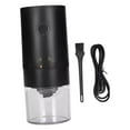 thumbnail image 4 of Molinillo de café eléctrico portátil con botón de encendido y apagado fácil, fresa cónica de cerámica, grano ajustable para picnic en oficina. Negro, 4 of 10
