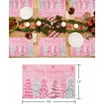 thumbnail image 6 of Christmas Placemats Set of 4 Pink Christmas Tree Christmas Placemats for Dining Table Buffalo Plaid Pine Tree Snow Table Mat Winter Holiday Home Party Kitchen Table Decorations, 6 of 6