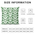 thumbnail image 5 of MDO Slow Cow Embroidery Decorative Throw Pillow Cover Cushion Cover for Couch Sofa Bedroom Geometric Pattern Pillowcase Accent Pillow Cover 18 x 18 Inches Green, 5 of 5