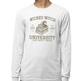 thumbnail image 2 of Wicked Witch University Long Sleeve Shirt Unisex Large White, 2 of 5