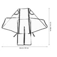 thumbnail image 2 of LOLIPPYY 1Set Black Peva Universal Stroller Rain Cover for Pets, 2 of 8