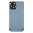 thumbnail image 1 of ELEHOLD for iPhone 14 Slim Thin Case Fiber Pattern Full Body Protection Shockproof Anti-Fingerprint Anti-Scratch Protective Case 6.1 inch For iPhone 14,Blue, 1 of 8