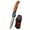 Green, variant on Damascus Steel Folding Pocket Knife, Kitchen Paring Fruit Knives, Exquisite Vintage Carved Handle with Individual Leather Sheath, Portable Survival Camping Pocket Knives