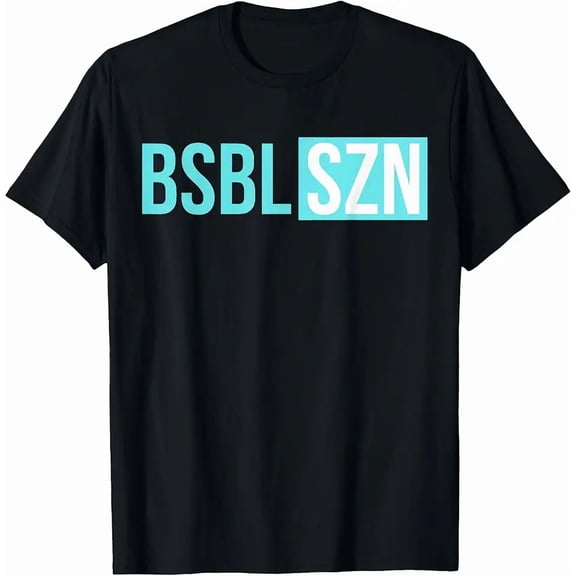 BSBL SZN Baseball Season Game Day Boys Girls Youth T-Shirt