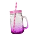 thumbnail image 2 of Tazas de vidrio con asa Juego de botellas de vidrio para bebidas de café Violeta BLESIY vaso para beber, 2 of 8