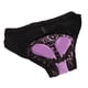 thumbnail image 1 of Ropa Interior De Pantalones Cortos De Bicicleta Acolchados 3D Para Mujer, Calzoncillos De Bicicleta De Silicona De Poliéster Con Absorción De Impactos Negros Para Montar, 1 of 7