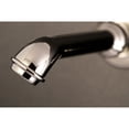 thumbnail image 3 of Kingston Brass KS7126NL Naples Double-Handle Wall Mount Bathroom Faucet, Polished Nickel, 3 of 8