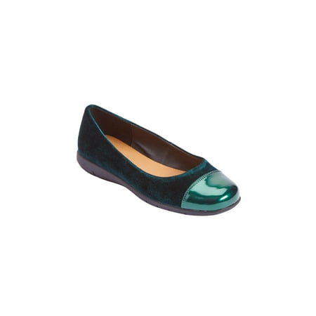 

Comfortview Women s Wide Width The Fay Flat Shoes