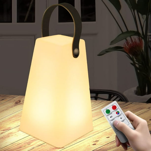 Lampe de table design RVB à LED Lumière d'ambiance 3D ovale