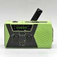 thumbnail image 3 of AM/ & NOAA Emergency Hand Crank with Flashlight for SOS Emergency Portable Solar s Self Powered AM/ with 2000mAh Power Bank Cell Phone Charger USB Rechargeable Great, 3 of 9