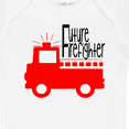 thumbnail image 4 of Inktastic Future Firefighter Cute Red Firetruck Boys or Girls Baby Bodysuit, 4 of 5