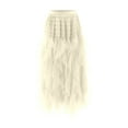 thumbnail image 4 of Women Dresses Beige Tutu Skirts for Women Long Tulle Midi Skirt Fluffy Skirt Y2k Skirt, 4 of 4