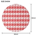 thumbnail image 6 of Christmas Round Tablecloth 70x70in(178x178cm) – Waterproof Polyester Table Cover with Full Print Design, Wrinkle Resistant & Washable for Kitchen Dining Party Decor, 6 of 6
