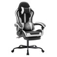 thumbnail image 2 of Leumius Gaming Chair,Ergonomic Office Computer Desk Chair with Footrest and Lumbar Support,360° Swivel Chairs for Office Home Gaming,Black, 2 of 20