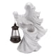 thumbnail image 2 of Estatua de bruja con linterna, colección de figuras, escultura clásica, decoración de Halloween Blanco, 2 of 9