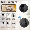 thumbnail image 5 of Wireless Mini Camera with Magnetic Base, Indoor Night Vision, Motion Detection, Wide-Angle Lens, APP Control for Home Baby Pet Monitoring, Cloud/SD Storage, Portable WiFi Cam, 5 of 10