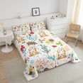 thumbnail image 4 of Corgi Comforter Set Twin Size Cute Dog Bedding Set Cartoon Botanical Floral Puppy Bed Comforter Set Kawaii Pet Animal Quilt Duvet Butterfly Bird Room Decor, 4 of 7