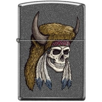 Zippo Lighter - Bison Skull