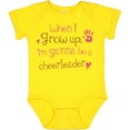 thumbnail image 3 of Inktastic Future Cheerleader Girls Cute Girls Baby Bodysuit, 3 of 5