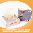thumbnail image 3 of VERDANVERSE 200Pcs Multi Color Hair Perm Paper Sheets Light Weight Hair Styling Tool for Perming, 3 of 7