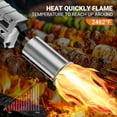 thumbnail image 4 of YIKA Powerful Propane Torch for Grilling & Cooking - Premium Material Torch with Extended Angle Nozzle, Adjustable Flame Up to 3272°F, Safe Non-Slip Guard for Outdoor BBQ, Culinary Precision, 4 of 9