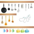 thumbnail image 5 of Cup Hook White Plastic Coated Ceiling Screw Hooks Assortment Kit Multi-Purpose Hooks for Hanging Cup Jewelry Key Ring Ornament with Storage Box 6 Sizes 70 Pieces, 5 of 5