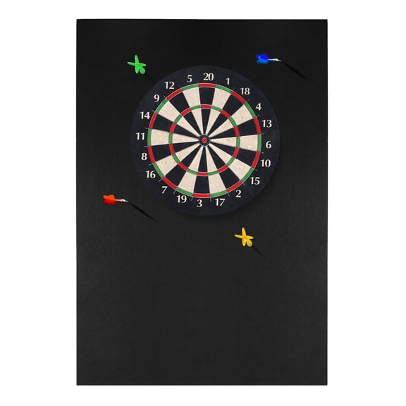 ZHANGJIA Dart Board Wall Protectors, 36" H X 24" W X 0.5" Thickness, Felt Wall Tiles Dart Board Wall Surround Protector, Cork Board Alternative