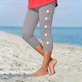 thumbnail image 2 of Fjofpr Leggings for Girls Size 10 Toddler Kids Fashion Baesball Print Summer Leisure Yoga Sports Frenum Cropped Pants Gray 10 Years, 2 of 4