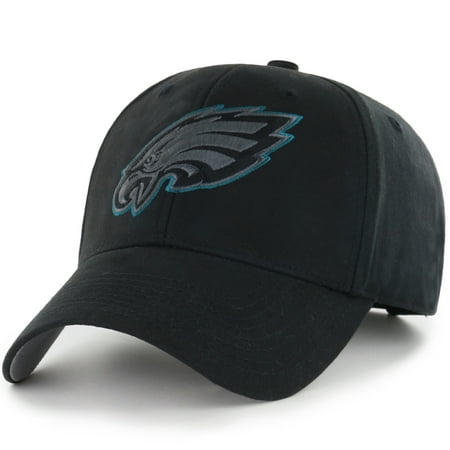 - Youth Fan Favorite Black Philadelphia Eagles Basic Adjustable Hat - OSFA