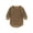 Coffee, variant on Weebloom Baby Boys Girls Onesie Knitted Jumpsuit Long Sleeve Soft Outfit Unisex Casual Daily Wear Pjs Sleepwear Romper Sleepers Pajamas Coffee 6-12 Months